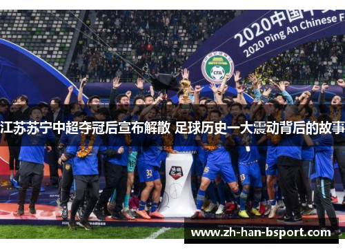 江苏苏宁中超夺冠后宣布解散 足球历史一大震动背后的故事 江苏苏宁中超夺冠后宣布解散 足球历史一大震动背后的故事