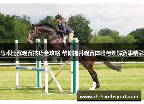 马术比赛观赛技巧全攻略 帮你提升观赛体验与理解赛事精彩